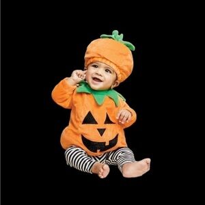 Hyde & EEK!  Baby Pullover Pumpkin Costume with Hat 0-6